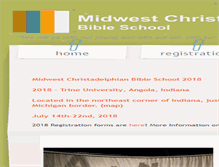 Tablet Screenshot of midwestbibleschool.com
